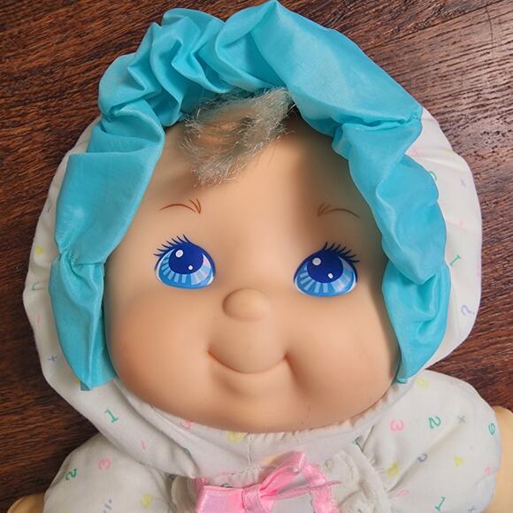 Fisher Price Puffalump Kids Vintage 1991 Rare Blue Nylon Doll - Picture 2 of 10